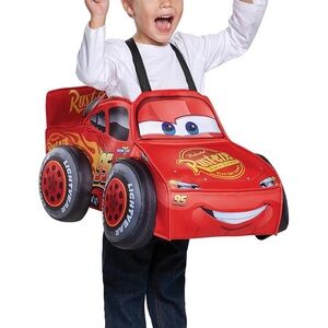 Lightning McQueen Car Costume with Hat